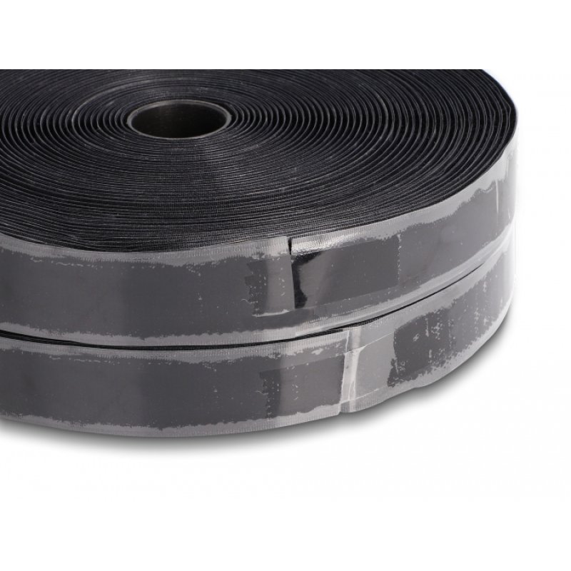 DeLOCK Heavy-duty Hook-and-Loop tape self-adhesive L 25 m x W 25 mm black