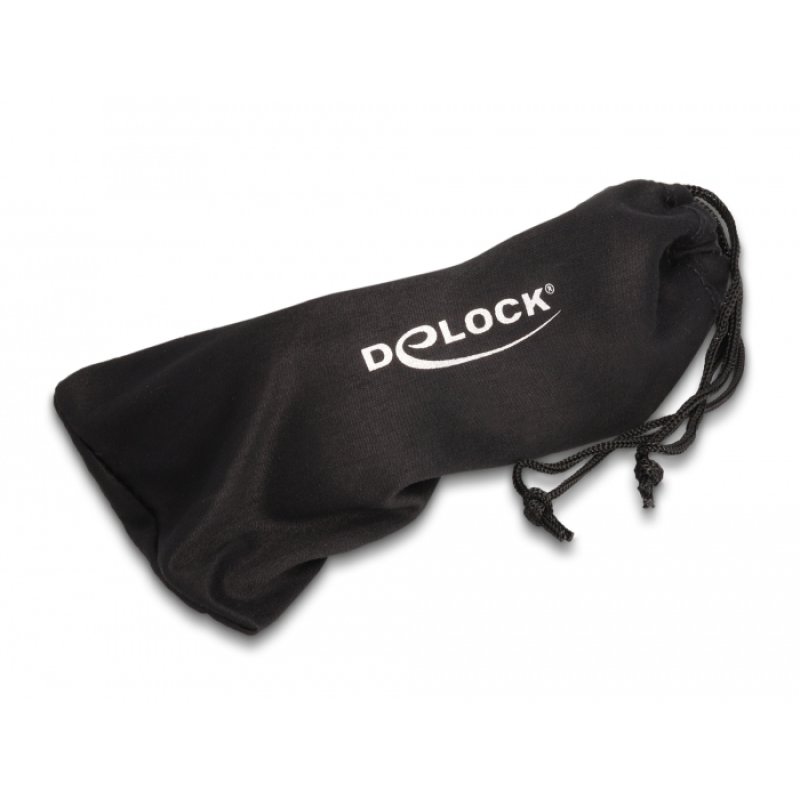 DeLOCK Safety Glasses with temples clear lenses