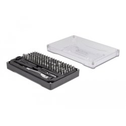 DeLOCK Tournevis de précision, set de 117 pièces