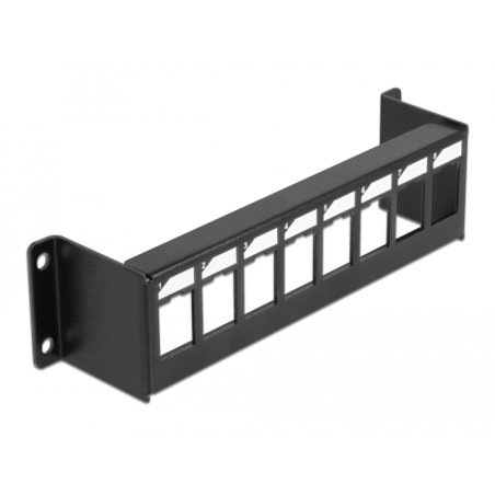 Keystone Halterung 8 Port Panel Aufbau