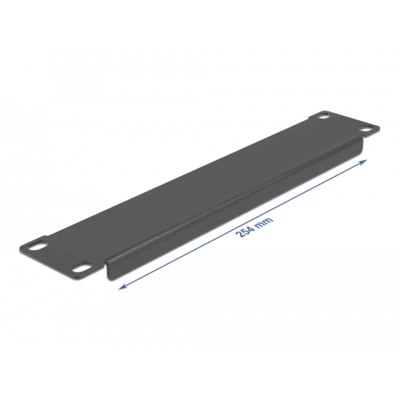 DeLOCK Cache de cabine de réseau 1U 10″ noir