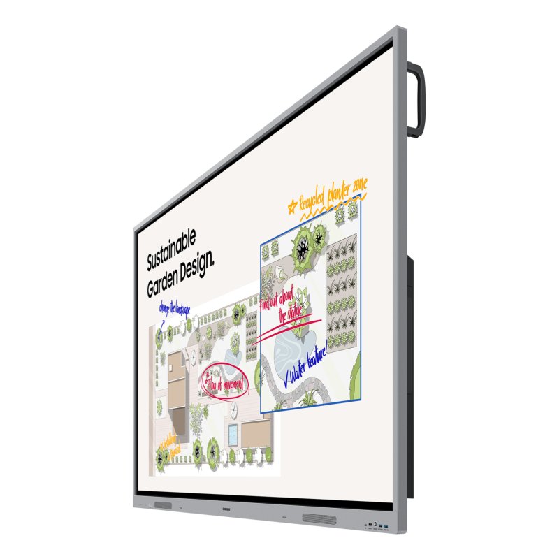 Samsung WE65FX interactive whiteboard 165.1 cm (65") 3840 x 2160 pixels Grey HDMI