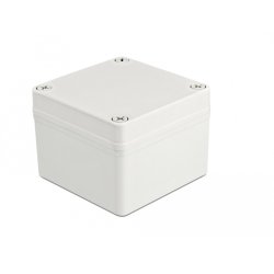 DeLOCK Boitier d’installation étanche IP65, 100 x 100 x 75 mm, gris