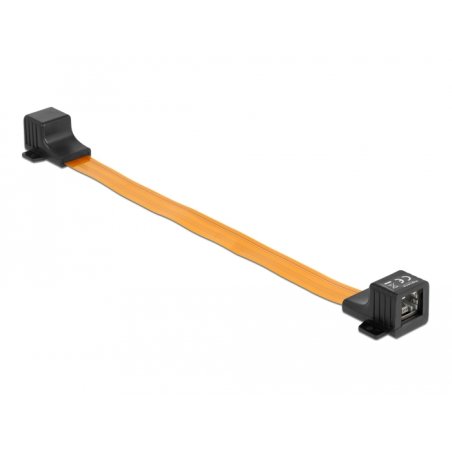 DeLOCK RJ45 FPC (Circuit imprimé flexible) alimenté à travers fenêtre, 30 cm