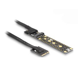 Riser Karte NVMe M.2 Key A E Stecker zu Key M Slot mit 20 cm Kabel