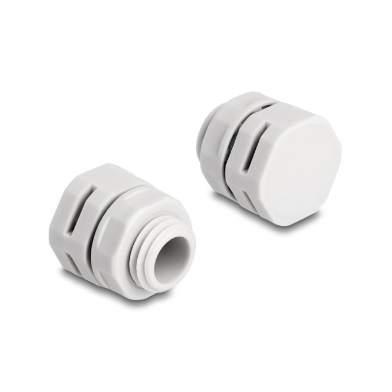 DeLOCK Ventilation Plug M12 grey 2 pcs