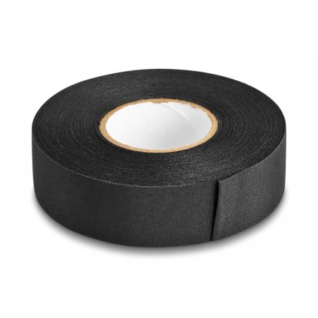 Gewebeband 25 m x 25 mm reißfest selbstklebend schwarz