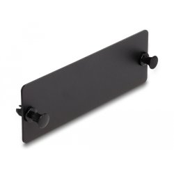 DeLOCK Fiber Optic Blind Panel black