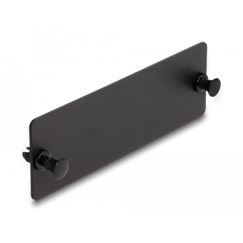DeLOCK Panneau aveugle de fibre optique, noir