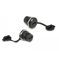 DeLOCK HDMI-A built-in connector with protective dust cap