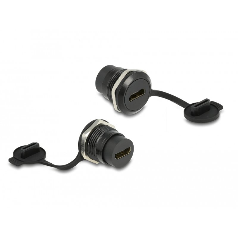 DeLOCK HDMI-A built-in connector with protective dust cap