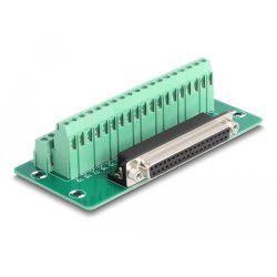D-Sub 37 Pin Buchse zu Terminalblock für Hutschiene