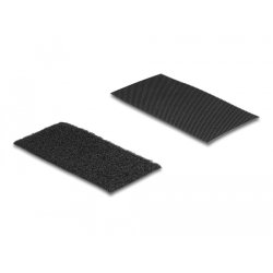 DeLOCK Patin de scratch autoadhésif L 100 mm x l 50 mm, set de 10 unités, noir