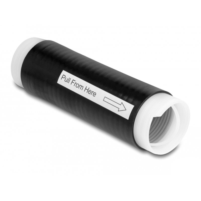Kaltschrumpfschlauch 35 mm x 130 mm 2 Stück schwarz