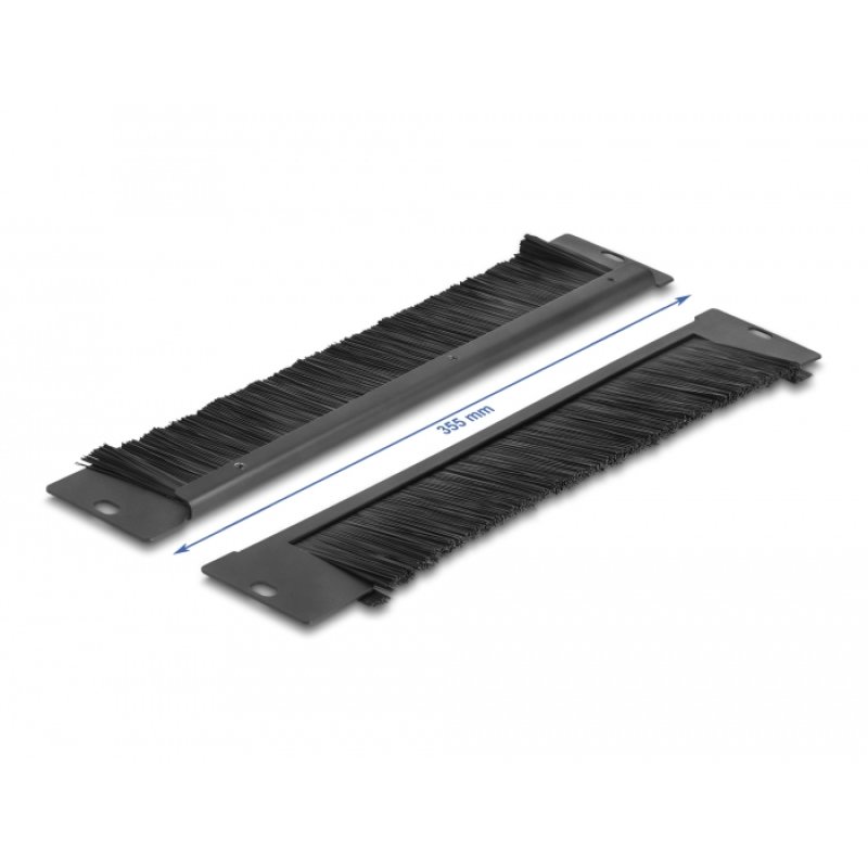 Bürstenleiste universell 350 x 55 mm schwarz