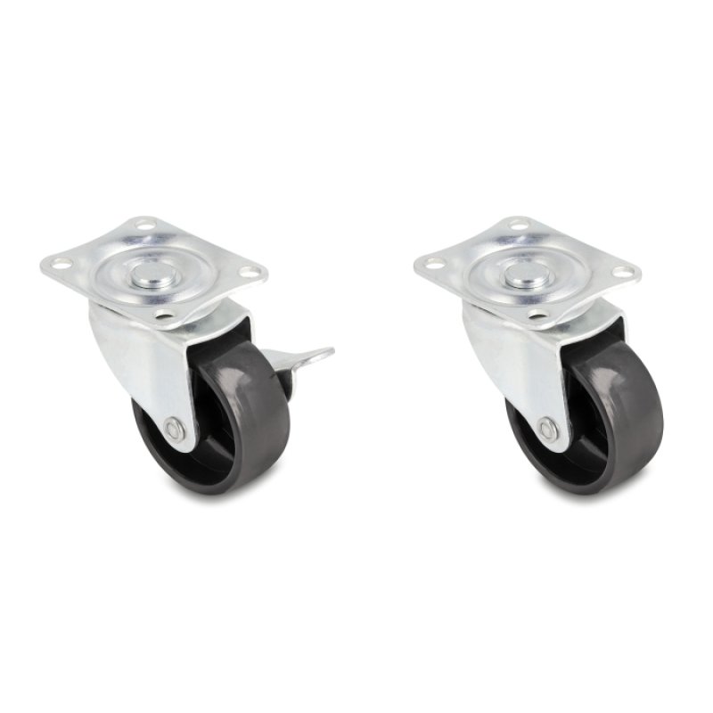 Lenkrolle Ø 50 mm Tragkraft bis 90 kg Set 2 x 2 Stück