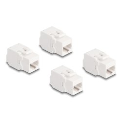 Keystone Modul RJ45 Buchse Cat.6A UTP 4 Stück