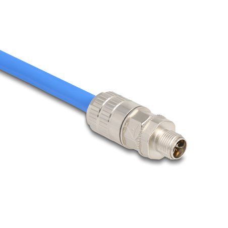 M12 Stecker X-kodiert 8 Pin feldkonfektionierbar Cat.6A