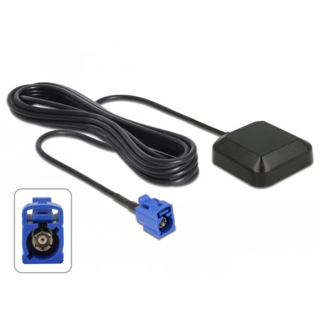 NL-69AT GNSS GALILEO GPS FAKRA C Buchse aktive Antenne RG 174/U 3 m outdoor