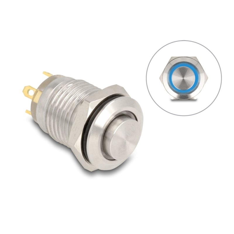 DeLOCK 20984 interrupteur Argent