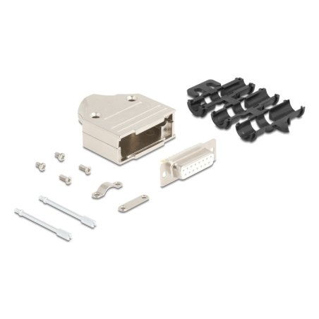 DeLOCK 67133 wire connector D-Sub (15-pin) Silver