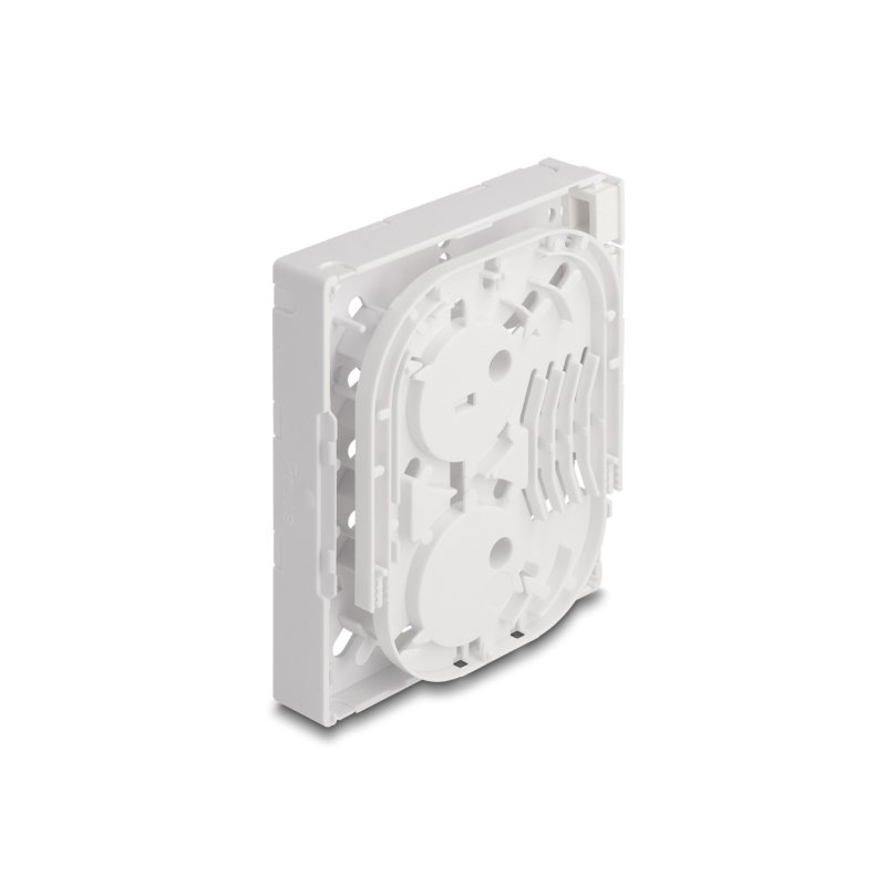 LWL Anschlussdose FTTH zur Wandmontage für 4 x SC Simplex oder LC Duplex weiß