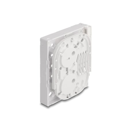LWL Anschlussdose FTTH zur Wandmontage für 4 x SC Simplex oder LC Duplex weiß