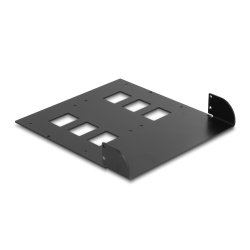 Metall Einbaurahmen für 2 x Delock Wechselrahmen 47011 / 47005