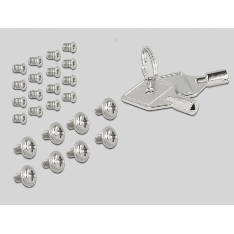 DeLOCK 47233 Obturateur de baie de lecteur Noir