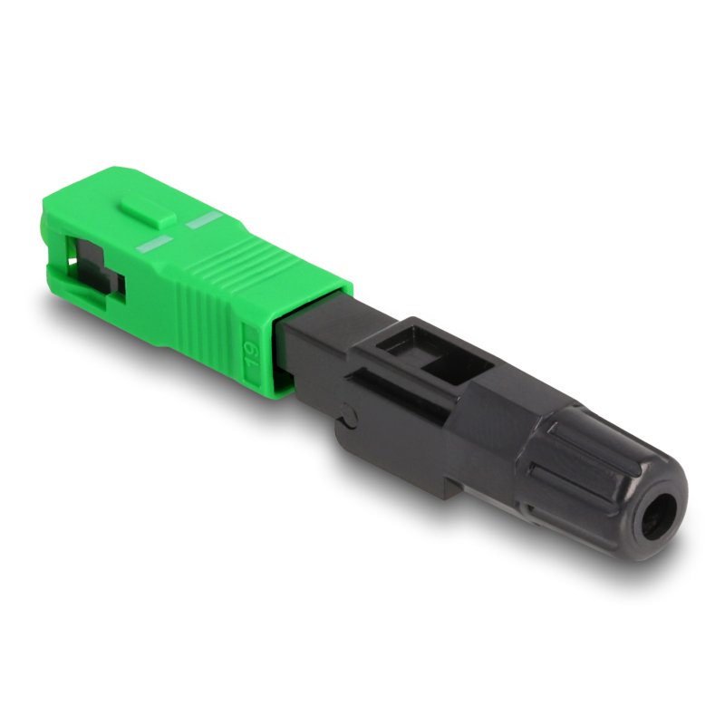 DeLOCK Optical fiber quick connector SC Simplex plug APC field-assembly