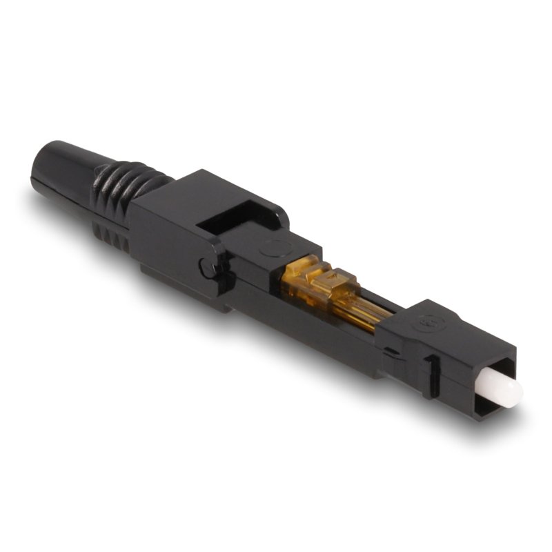 DeLOCK Optical fiber quick connector SC Simplex plug APC field-assembly