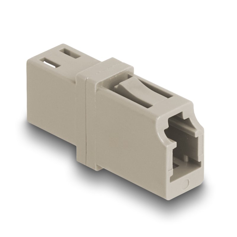LWL Kupplung LC Simplex Buchse zu LC Simplex Buchse OM1/OM2 beige