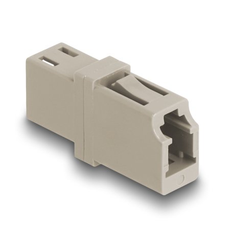 LWL Kupplung LC Simplex Buchse zu LC Simplex Buchse OM1/OM2 beige