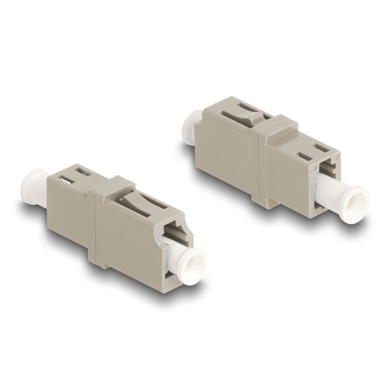 LWL Kupplung LC Simplex Buchse zu LC Simplex Buchse OM1/OM2 beige