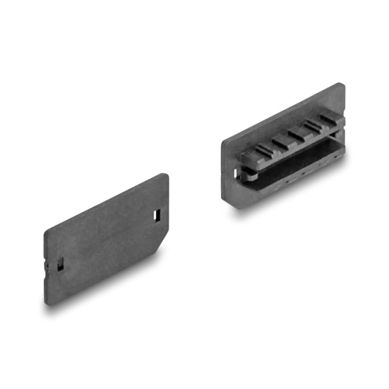 DeLOCK Dust Cover for USB Type-E Key A or Key B female 10 pieces black