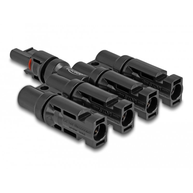DeLOCK Connecteurs DL4 Solar 1 x femelles vers 4 x mâle