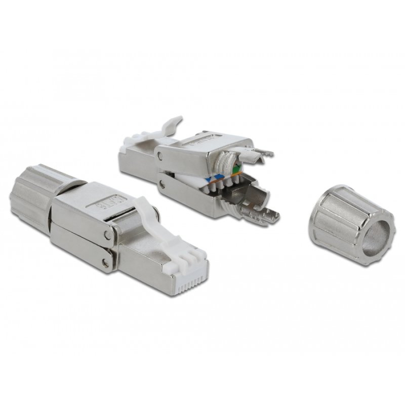 DeLOCK 86476 connecteur de fils RJ-45 Gris