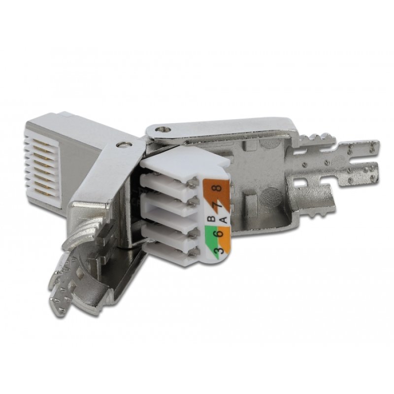 DeLOCK 86476 wire connector RJ-45 Grey