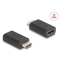 DeLOCK 64325 changeur de genre de câble HDMI Noir