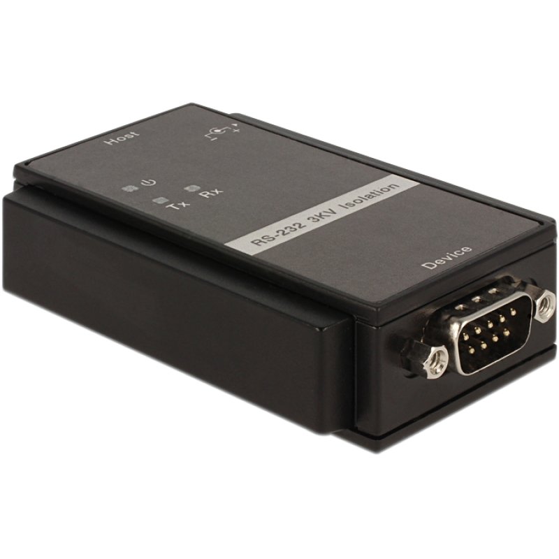 DeLOCK 62500 changeur de genre de câble RS-232 Noir