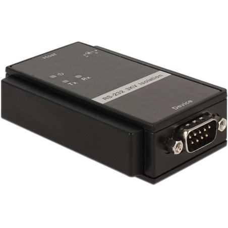 DeLOCK 62500 changeur de genre de câble RS-232 Noir