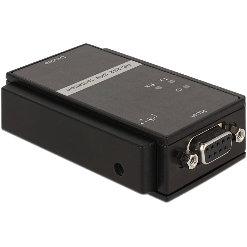Isolator RS-232 D-Sub 9 Buchse zu RS-232 D-Sub 9 Stecker galvanische Trennung 3 kV