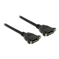 Kabel DisplayPort 1.2 Buchse DisplayPort Buchse zum Einbau 4K 60 Hz 0,25 m