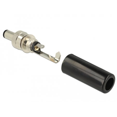 Steckverbinder DC 5,5 x 2,1 mm mit Länge 12,0 mm Hohlstecker Lötversion