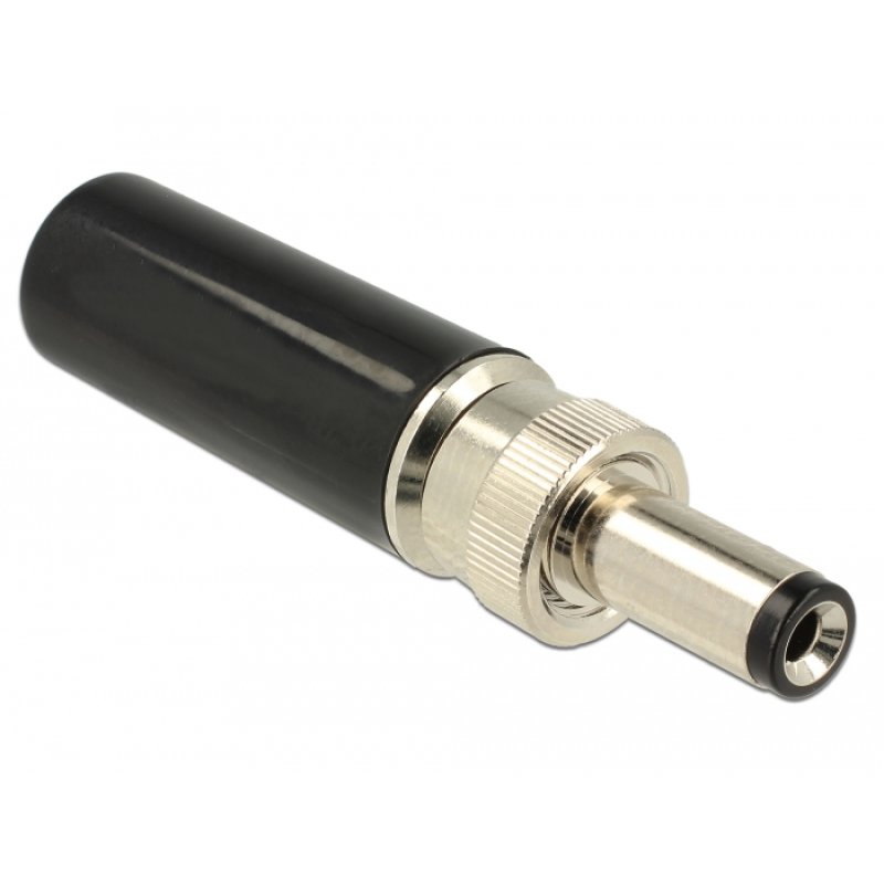 DeLOCK 89915 connecteur de fils DC Noir, Nickel