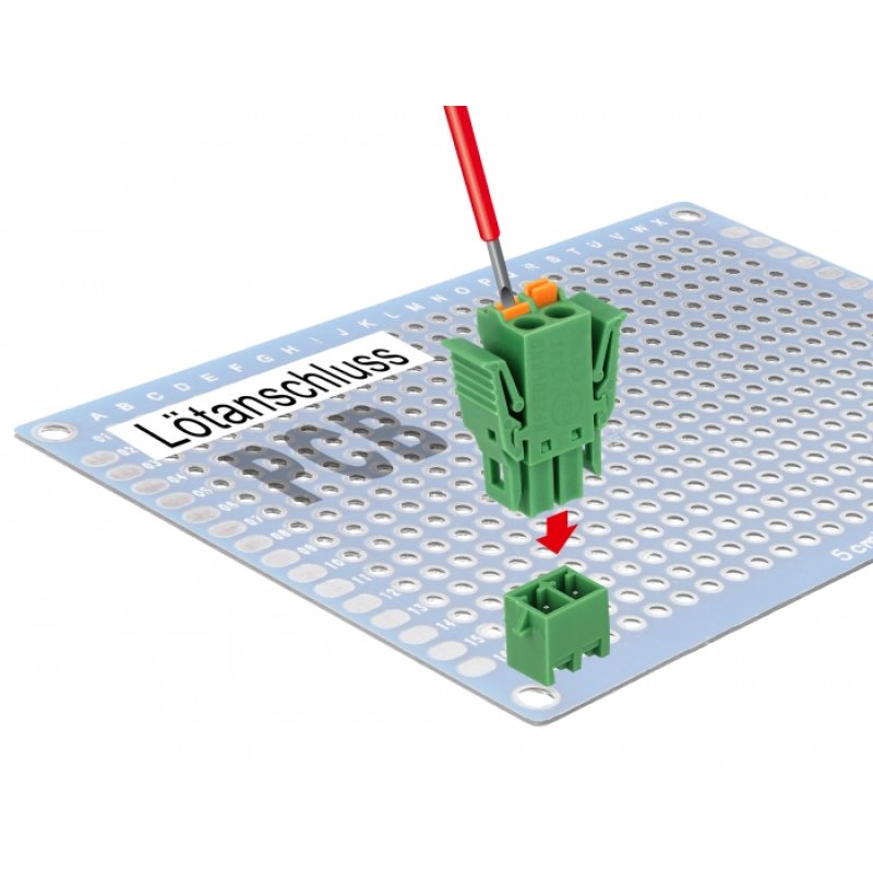 DeLOCK 65968 terminal block Green