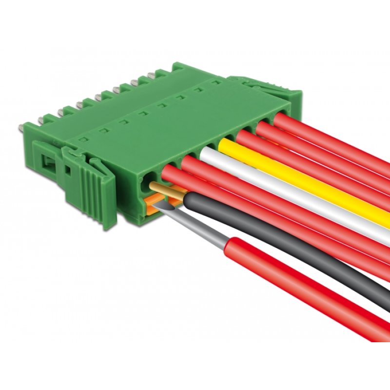 DeLOCK 65974 bornier Vert