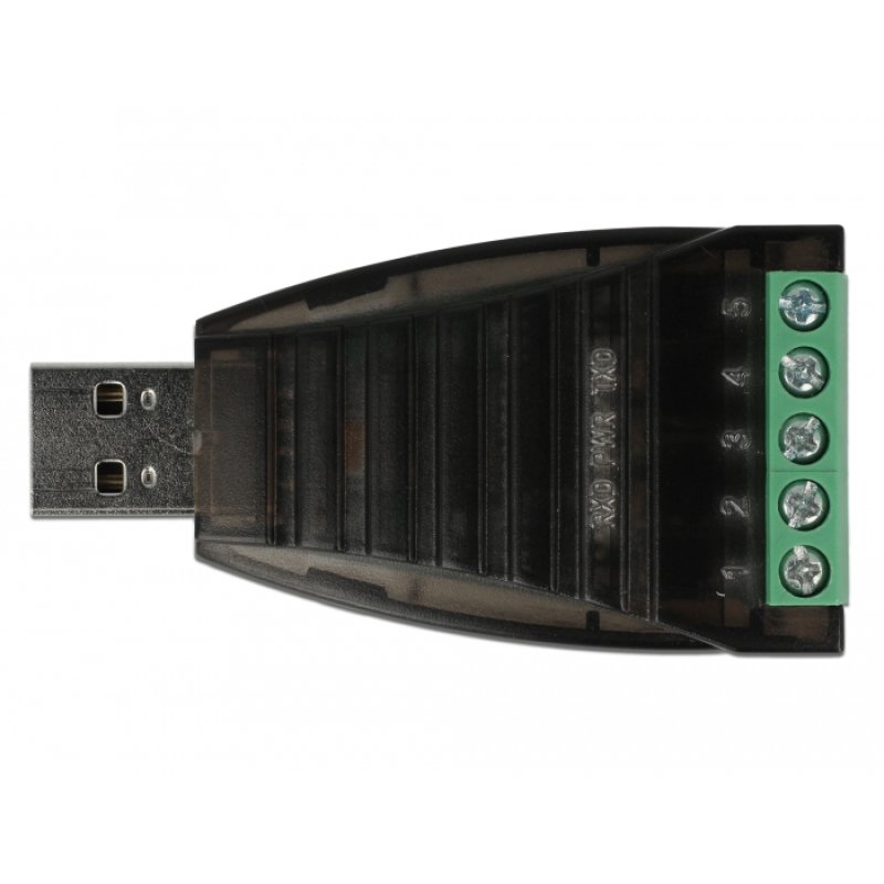 Konverter USB Typ-A zu Seriell RS-422/485 Terminalblock mit Überspannungsschutz 600 W