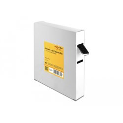 Klettband auf Rolle L 10 m x B 20 mm in Box schwarz