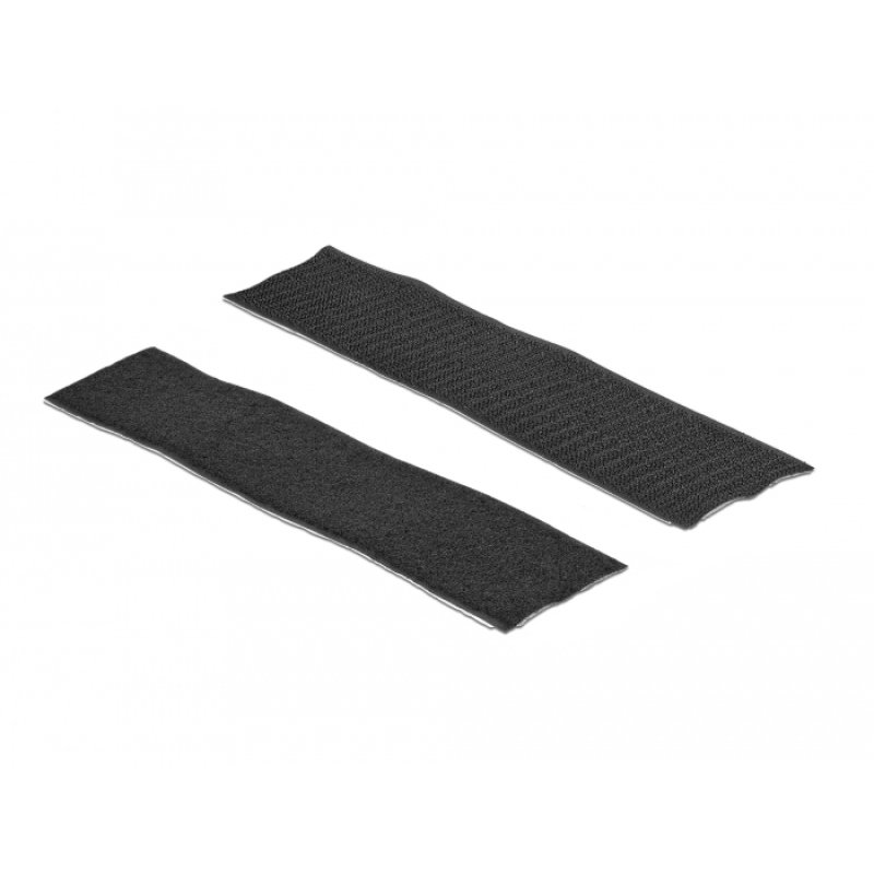 Klettband selbstklebend mit Haft- und Flauschband L 1 m x B 50 mm schwarz